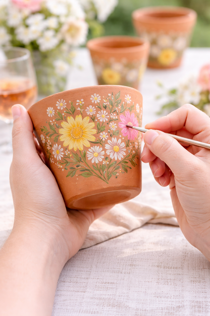 Paint, Sip & Plant Event hosted by Natalie Runkle Art