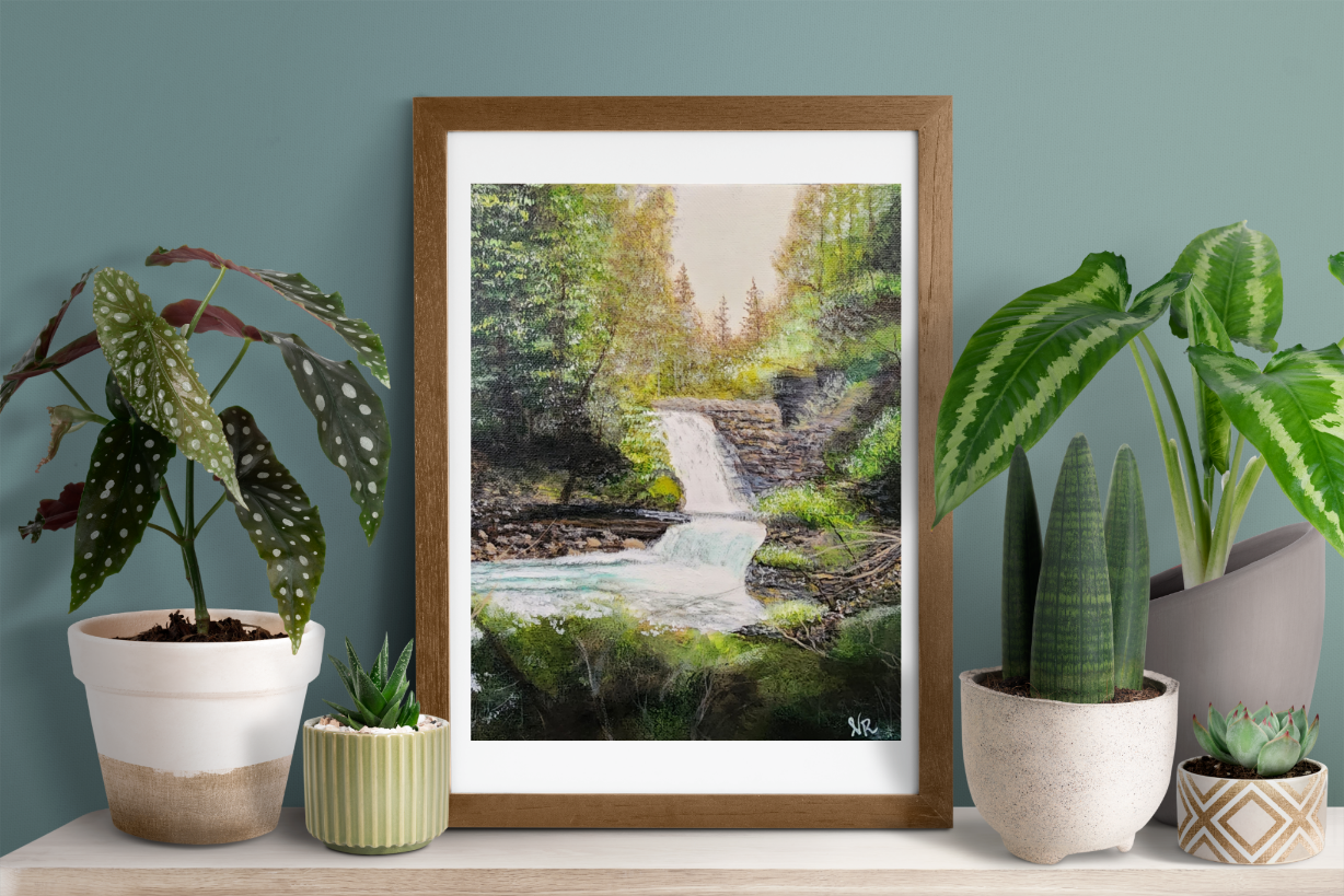 Montana Waterfall - Print