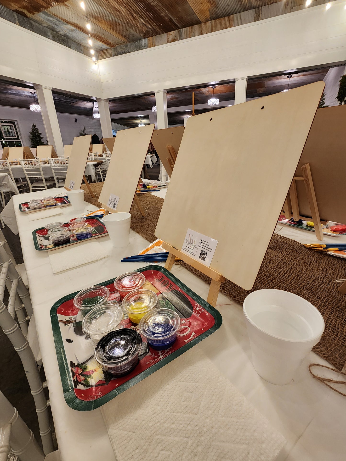 Winter Paint & Sip Event hosted by Natalie Runkle Art