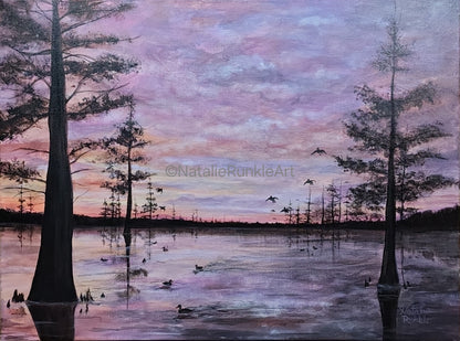 Landing at Dawn - Print