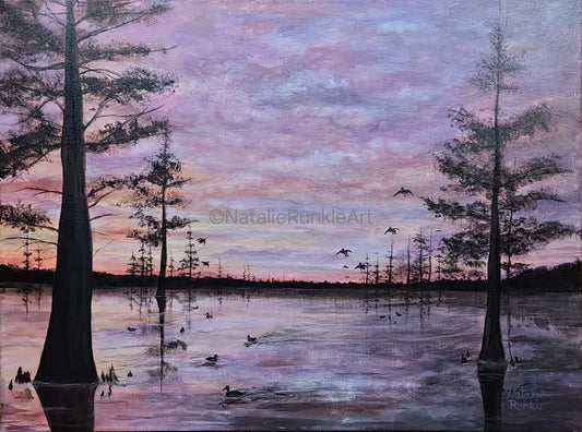 Landing at Dawn - Print