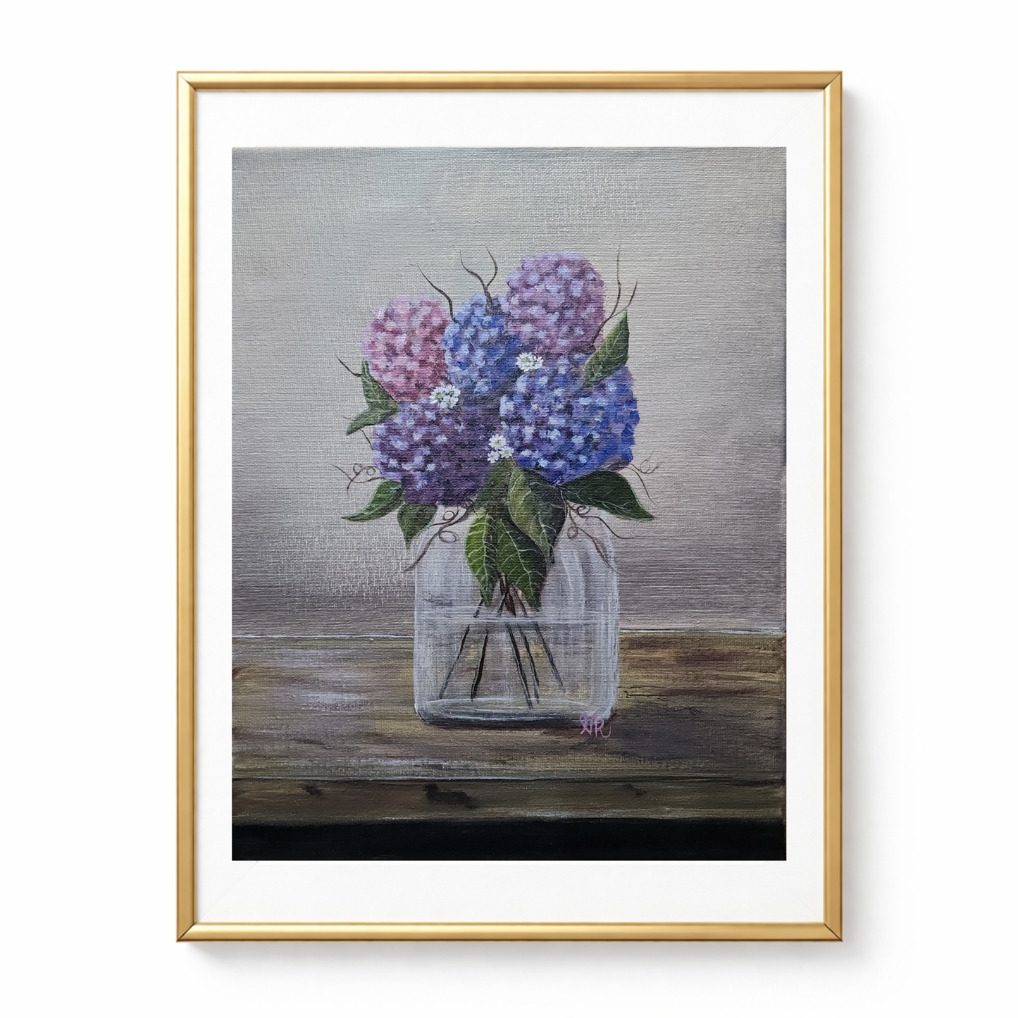Hydrangea Arrangement - Print
