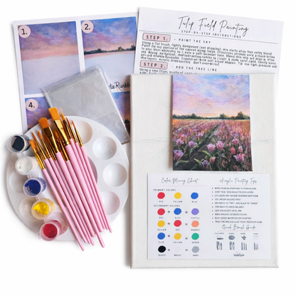 Tulip Field Art Kit - Designed by Natalie Runkle Art
