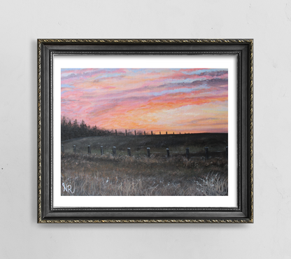 Countryside Sunrise - Print