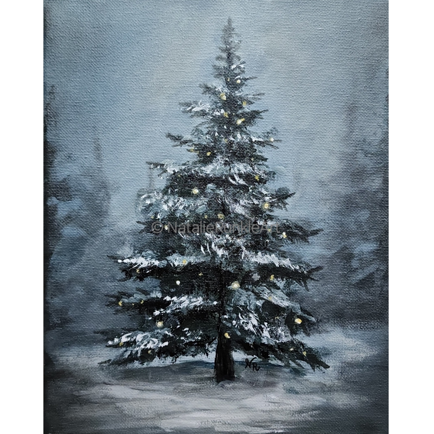 "Glowing Pine" - Print