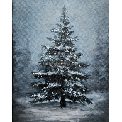 "Glowing Pine" - Print