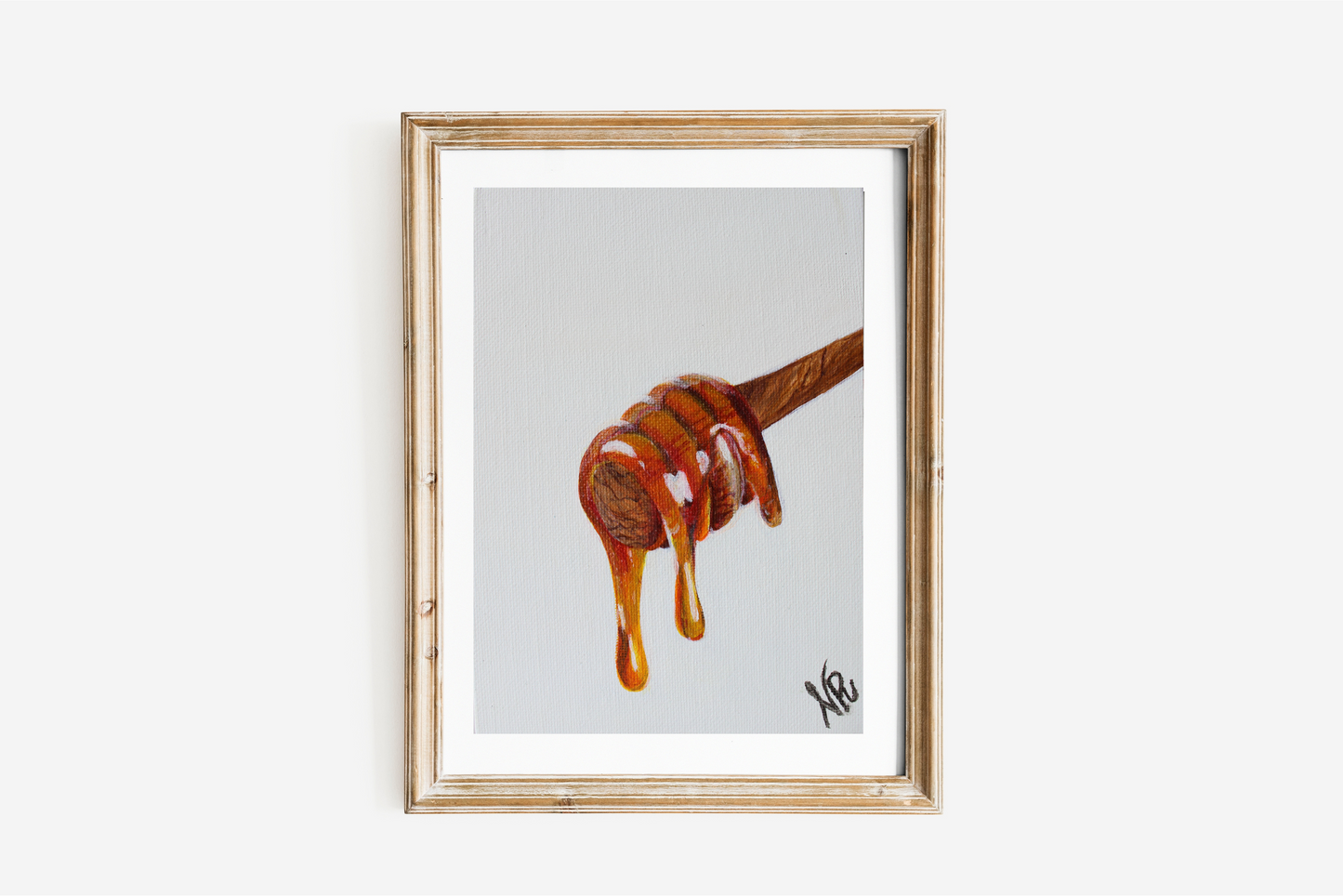 Golden Drip - Print