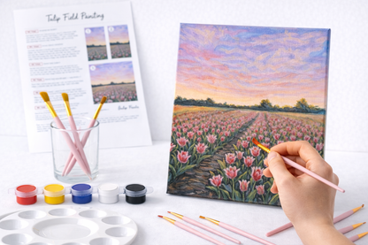 Tulip Field Art Kit - Designed by Natalie Runkle Art