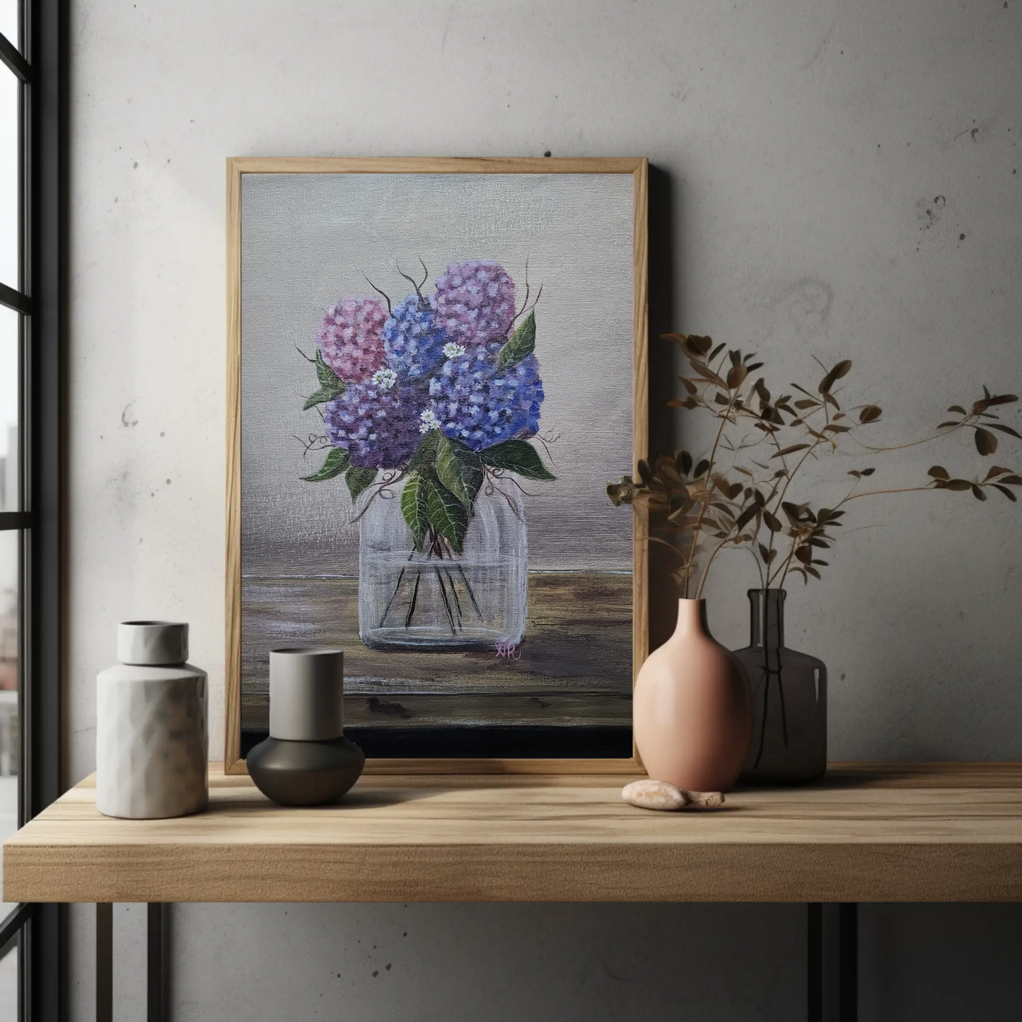 Hydrangea Arrangement - Print