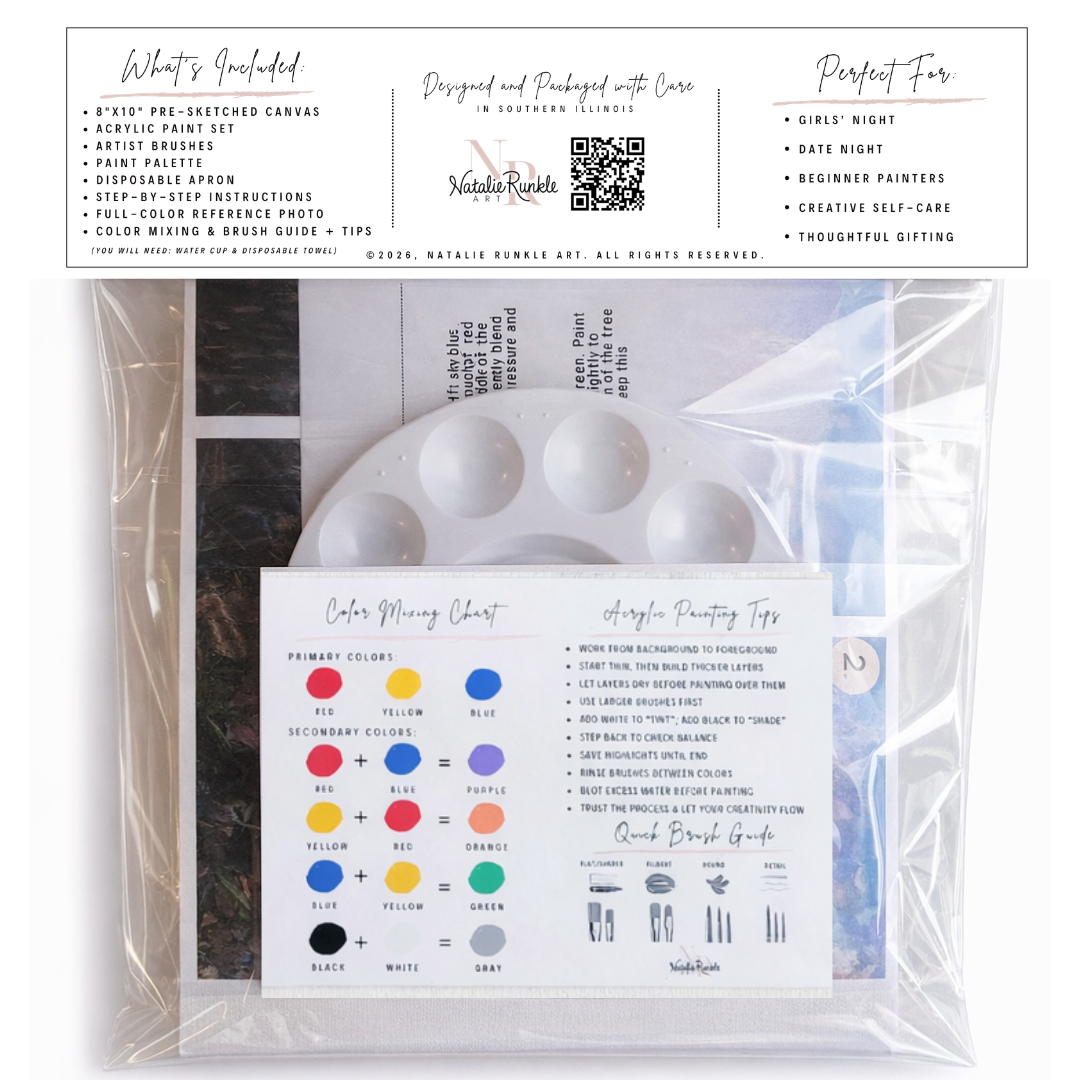 Tulip Field Art Kit - Designed by Natalie Runkle Art