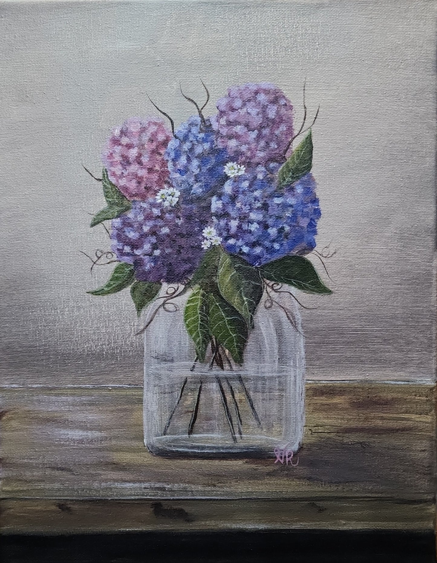 Hydrangea Arrangement - Print