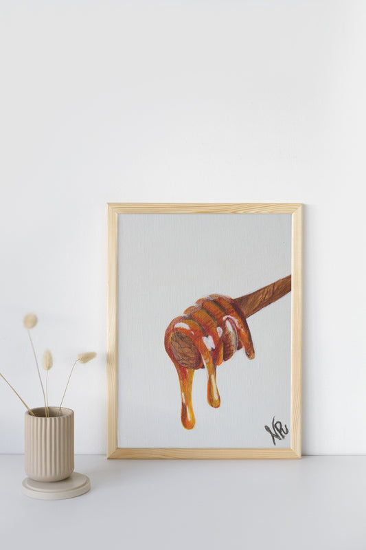 Golden Drip - Print