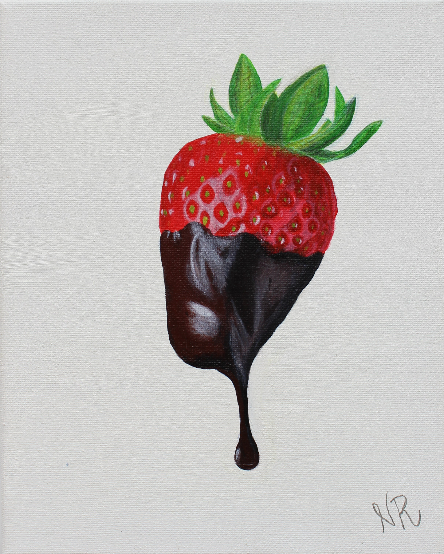 Chocolate Covered Strawberry - Original Painting